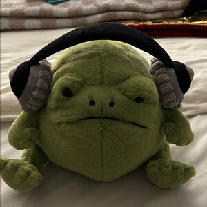 Jellycat Ricky Rain Frog with Headphones